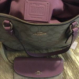 Coach handbag and wallet